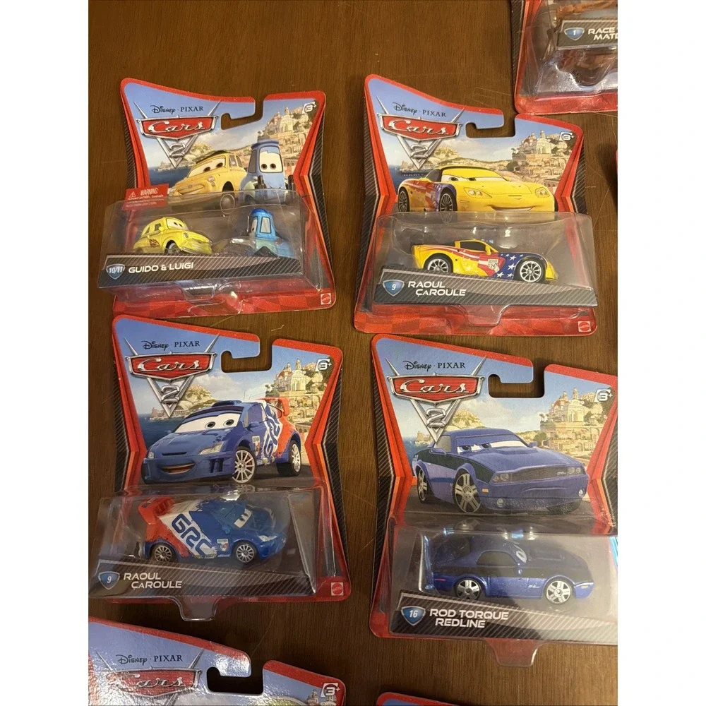 Lot of 13 New Disney Pixar Cars Diecast Vehicles Mattel Cars 2 Movie Collection
